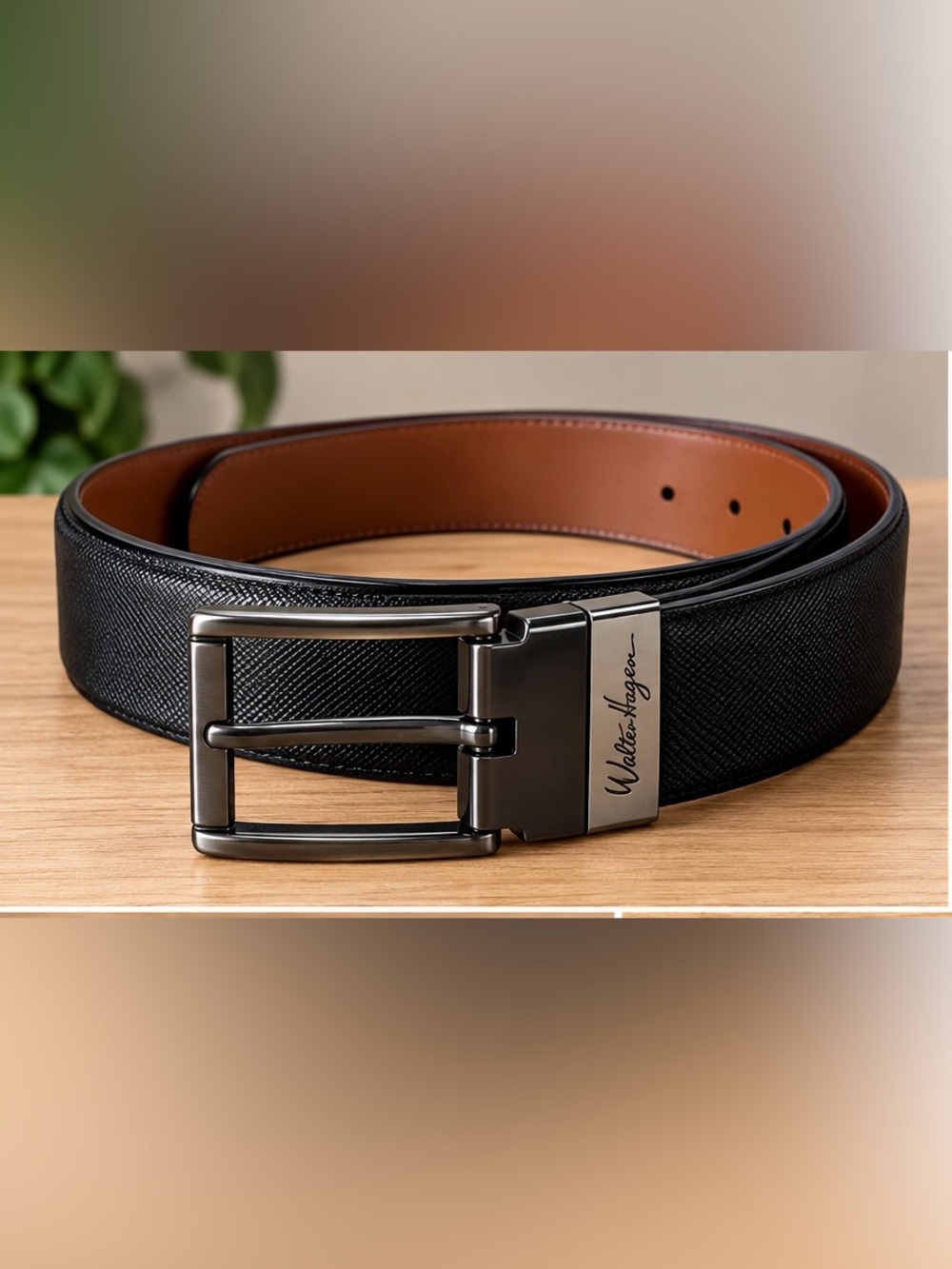 Walter Hagen Men’s Reversible Black/Brown Belt – Size XL (42–44)